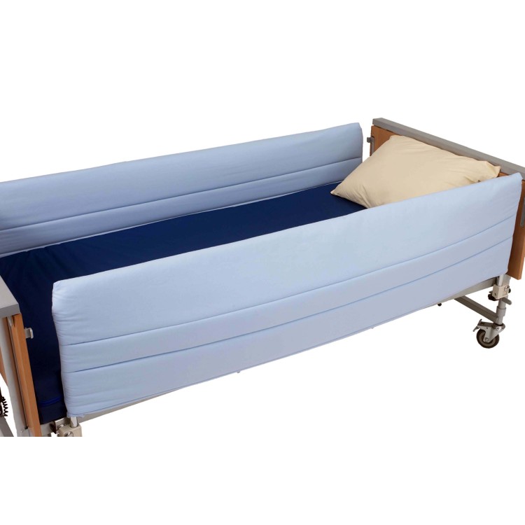 Quilted Cotside Bumpers with Tucks (134 cm - Closed Ends) Quilted Cotside Bumpers with Tucks (134 cm - Closed Ends)