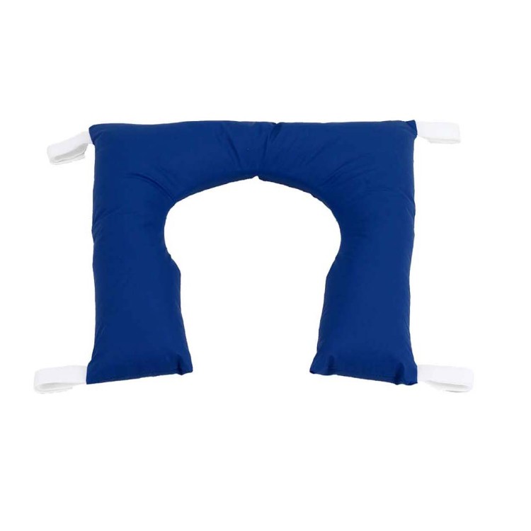 U-Shaped Commode Cushion - Comfortable Support with Wipe-Clean Cover. U-Shaped Commode Cushion - Comfortable Support with Wipe-Clean Cover.