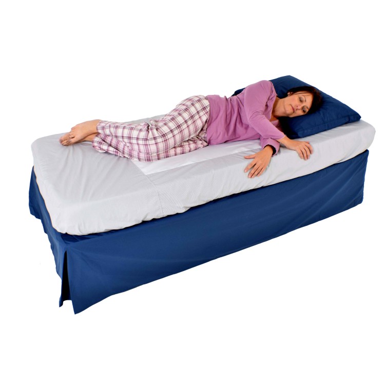 Turn Easy Sheets - Fitted Sheets with Low-Friction Satin Panel.