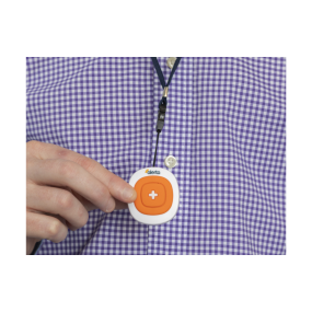 Wireless Alerta Nurse Call Button, Multi-Wear Alert System for User-Initiated Assistance