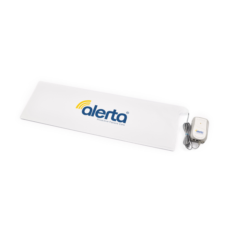 Wired Bed Alertamat, Bed Exit Sensor with Integrated Alarm Monitor for Overnight Safety