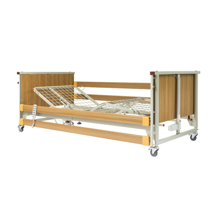 Alerta Lomond Community Bed, Oak Finish, Electric Profiling, Trendelenburg Function