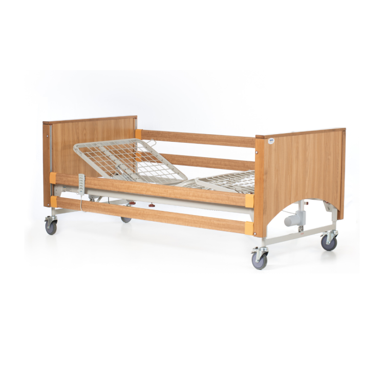 Alerta Lomond Standard Bed, Walnut Finish, Electric Profiling, Trendelenburg Feature