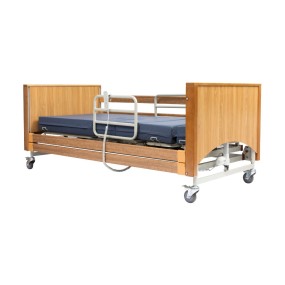 Alerta Lomond Rotate-Stand-Up Bed, Oak, Profiling Bed with Powered Rotation for Assisted Standing