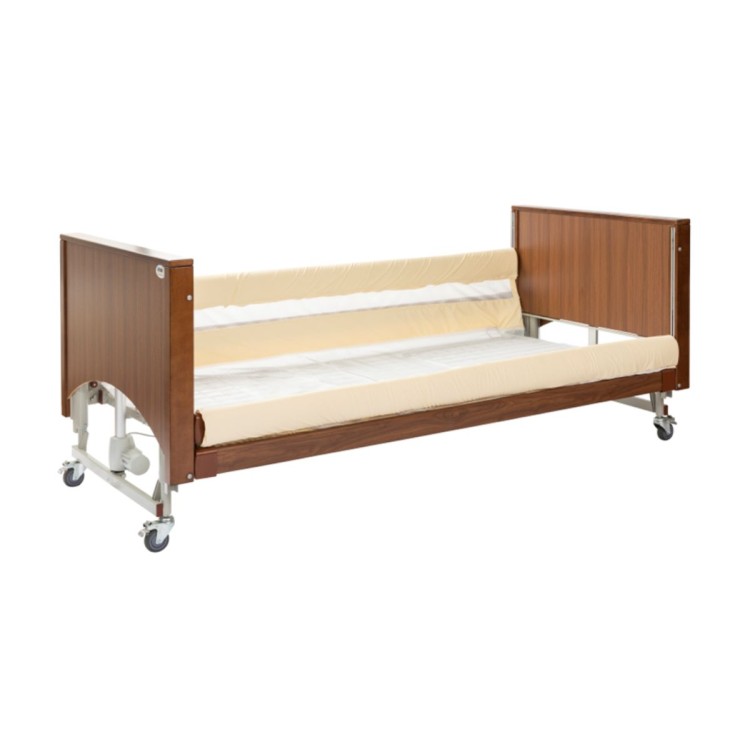 Alerta 2 Bar Anti-Entrapment Bumpers with Netting, PU Mesh Base, Limb Protection for Profiling Beds