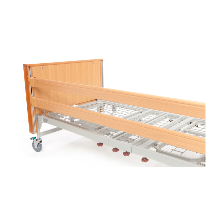 Lomond Long Side Rails, Set of 4, Oak or Walnut, for Full-Length Bed Protection