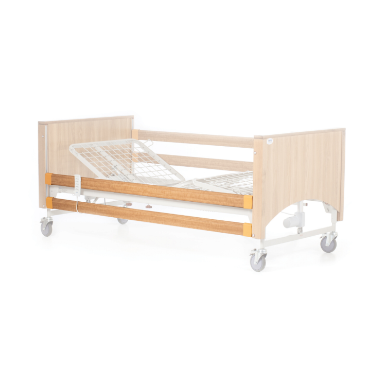 Lomond Standard Length Side Rails, Oak or Walnut, Full Bed Coverage Set of 4 Lomond Standard Length Side Rails, Oak or Walnut, Full Bed Coverage Set of 4
