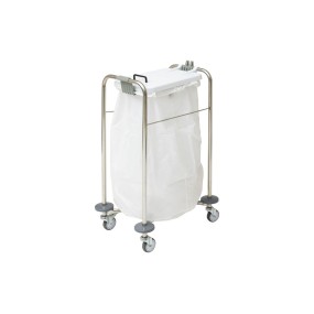 Alerta Laundry Cart, Steel Frame, Easy-Glide Castors, Colour-Coded Lids