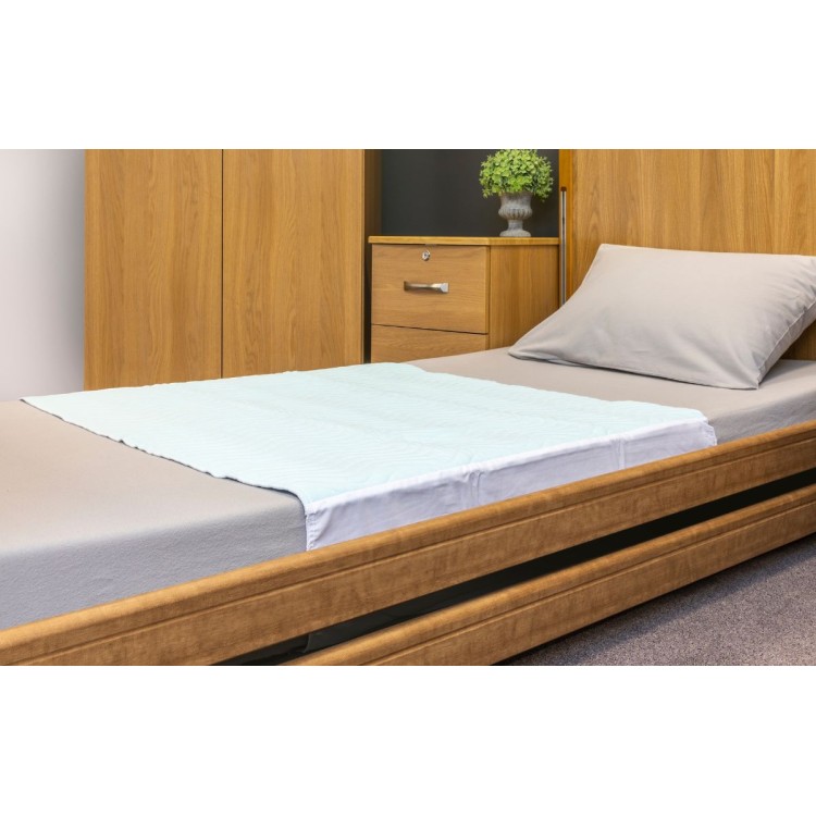 Alerta Washable Incontinence Bed Pad, Waterproof, 4-Litre Absorbency, With Tuck-In Flaps