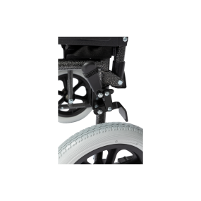 Alerta Car Transit Wheelchair, Crash Tested, Drop-Down Arms, Puncture-Proof Tyres