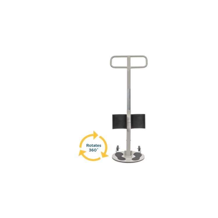 Alerta Standing Turner, Easy-Glide Swivel, Adjustable Handle and Knee Pads, 160kg Capacity