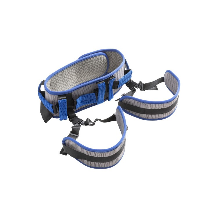 Alerta Deluxe Support Belt, Gait Training Aid, Transfer Belt with Leg Straps, Adjustable Velcro Fastening