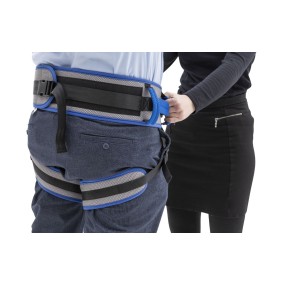 Alerta Deluxe Support Belt, Gait Training Aid, Transfer Belt with Leg Straps, Adjustable Velcro Fastening