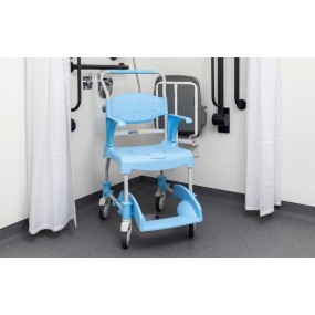 Alerta Aqua Shower Commode Chair, 4-in-1 Multi-Use Transfer, Shower and Toileting Chair