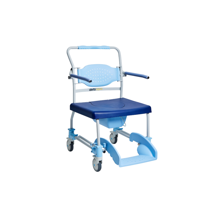 Alerta Aqua Shower Commode Chair, Bariatric, 4-in-1 Transfer, Shower and Toileting Chair