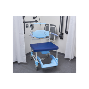 Alerta Aqua Shower Commode Chair, Bariatric, 4-in-1 Transfer, Shower and Toileting Chair
