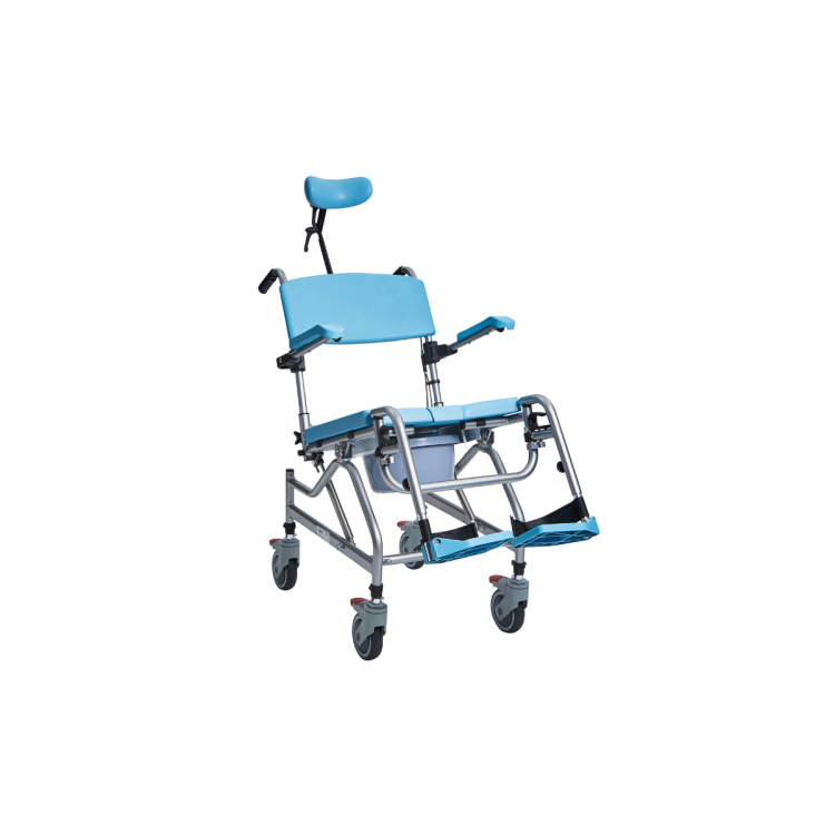 Alerta Aqua Community Tilt-in-Space Shower Commode Chair, Height Adjustable, Multifunction