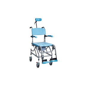 Alerta Aqua Community Tilt-in-Space Shower Commode Chair, Height Adjustable, Multifunction