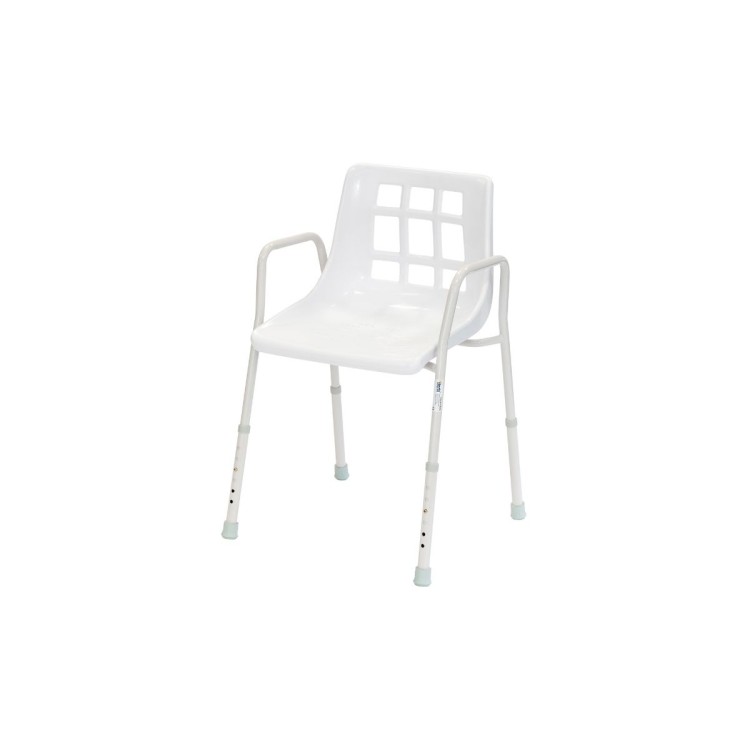 Alerta Stationary Shower Chair, Adjustable Height, 136kg Capacity