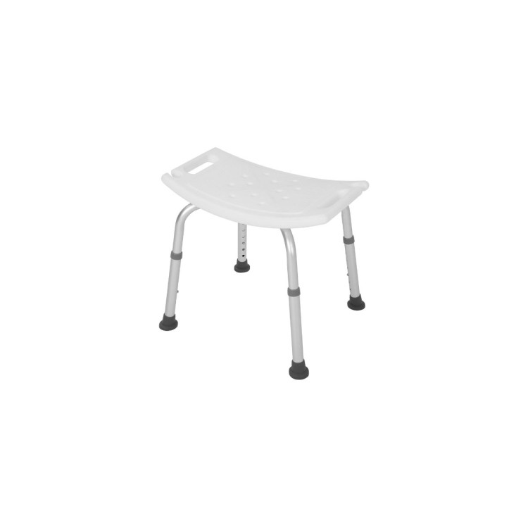 Alerta Shower Stool, Aluminium, Adjustable Height, Lightweight Design