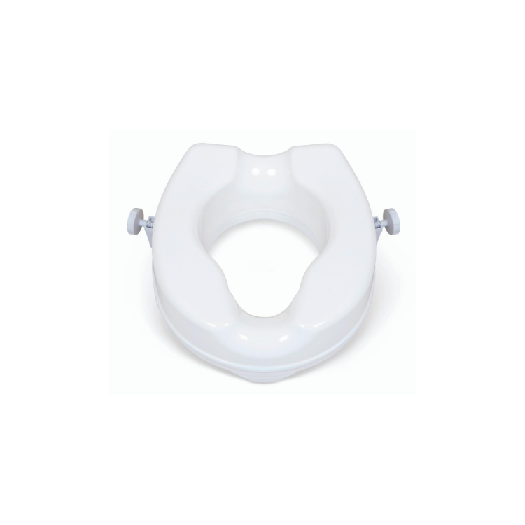 Raised Toilet Seat, 4 Inches, Comfortable Height Boost for Easier Access