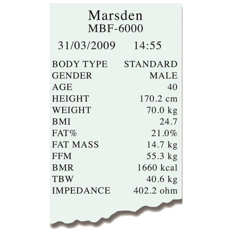 Spare Print Rolls, Compatible with Marsden TP-2100 and TP-2110 Printers