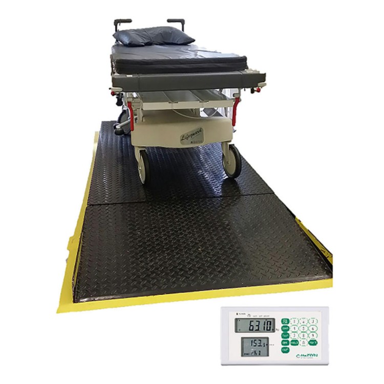 Marsden M-910 Bed and Trolley Weigher, Class III Approved, Large Platform Medical Scale