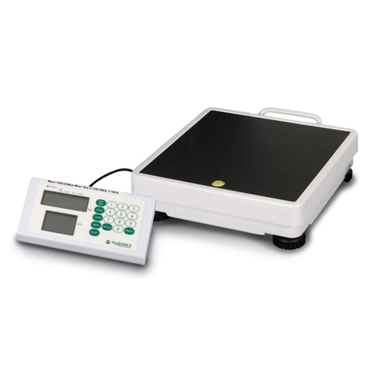 Marsden M-510 Digital Portable Floor Scale, Class III Approved, High Accuracy, Remote Display, Rechargeable Battery