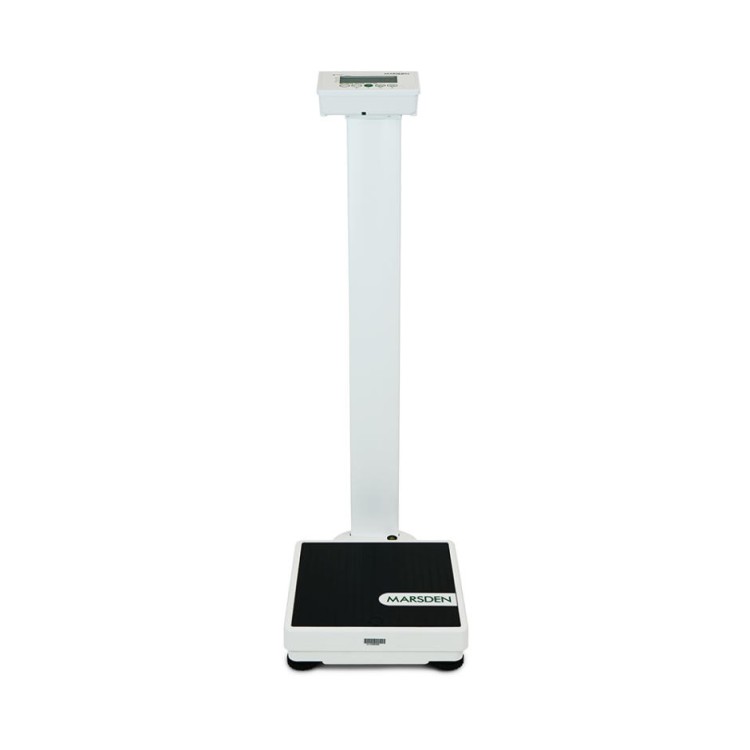 Marsden M-165 Gym and Fitness Column Scale, 250kg Capacity, Heavy-Duty Performance for High-Traffic Gyms