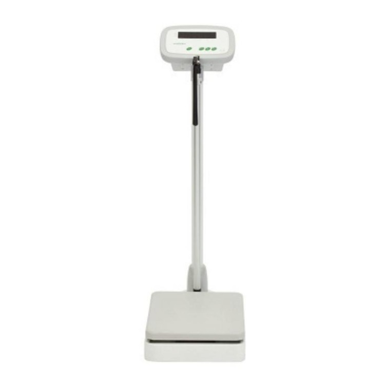 Marsden M-150 Gym and Fitness Scale, 300kg Capacity, Column Scale with Integrated Height Measure and BMI