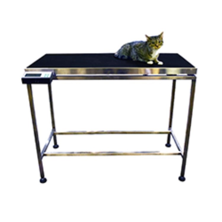 Marsden VT-250 Veterinary Consulting Weighing Table, 250kg Capacity, Stainless Steel Tabletop and LCD Display