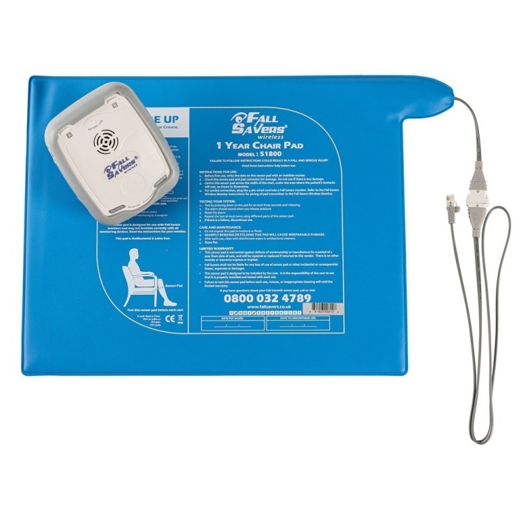 Fall Savers Wireless Monitor With Wired Chair Pad