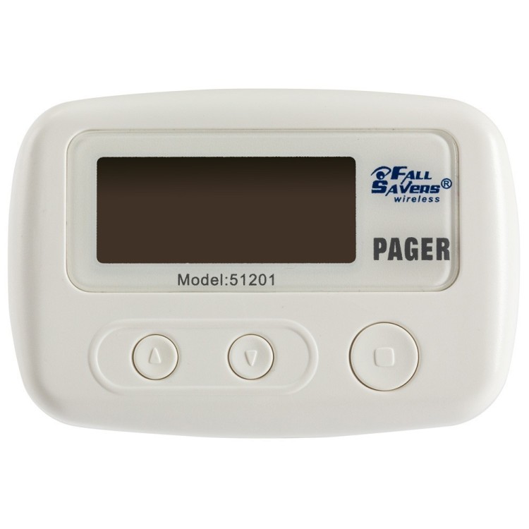 Fall Savers Wireless Pager - Portable Alert Receiver for Care Staff