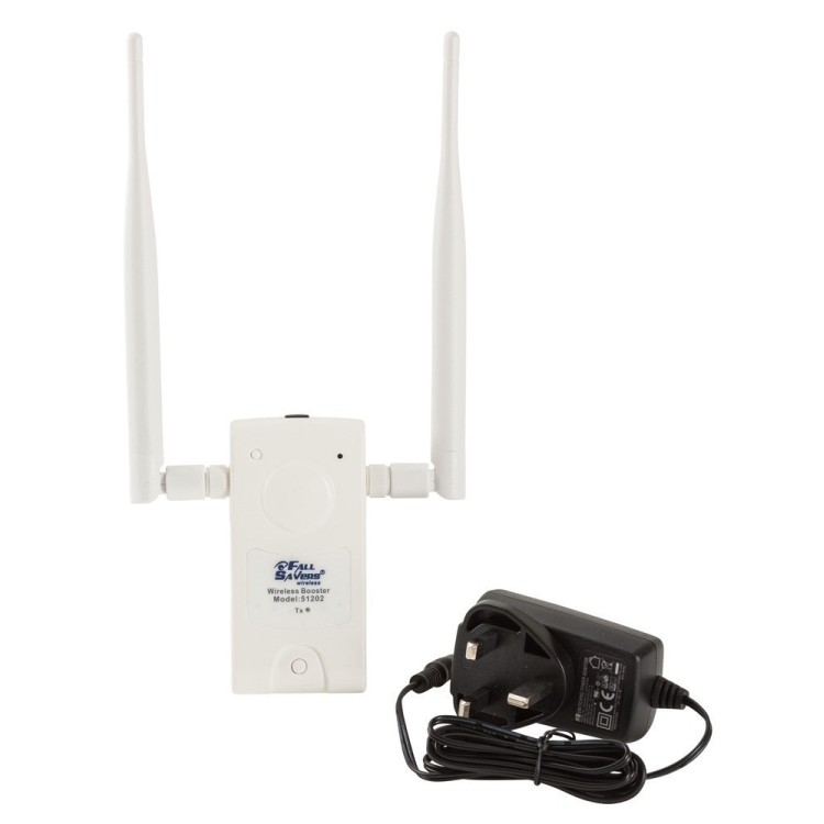 Fall Savers Wireless Booster - Extend Signal Range for Fall Prevention Alarms