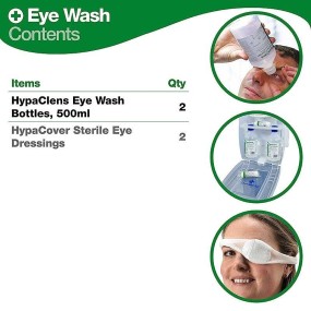 Evolution Plus Eye Wash Kit - 2x500ml with Mirror