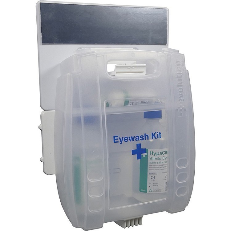 Evolution Plus Eye Wash Kit - 2x500ml with 8 Eye Wash Pods and Mirror Evolution Plus Eye Wash Kit - 2x500ml with 8 Eye Wash Pods and Mirror