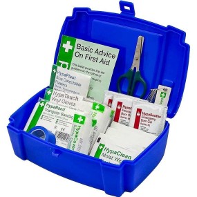 Small Compact Catering First Aid Kit - Blue