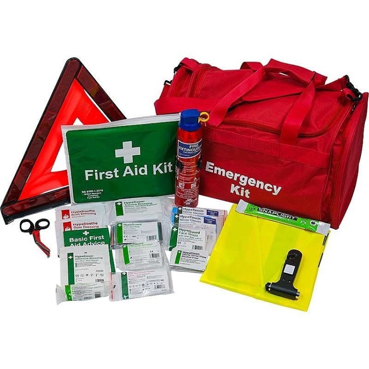 Standard Vehicle Safety Kit with Fire Extinguisher Standard Vehicle Safety Kit with Fire Extinguisher