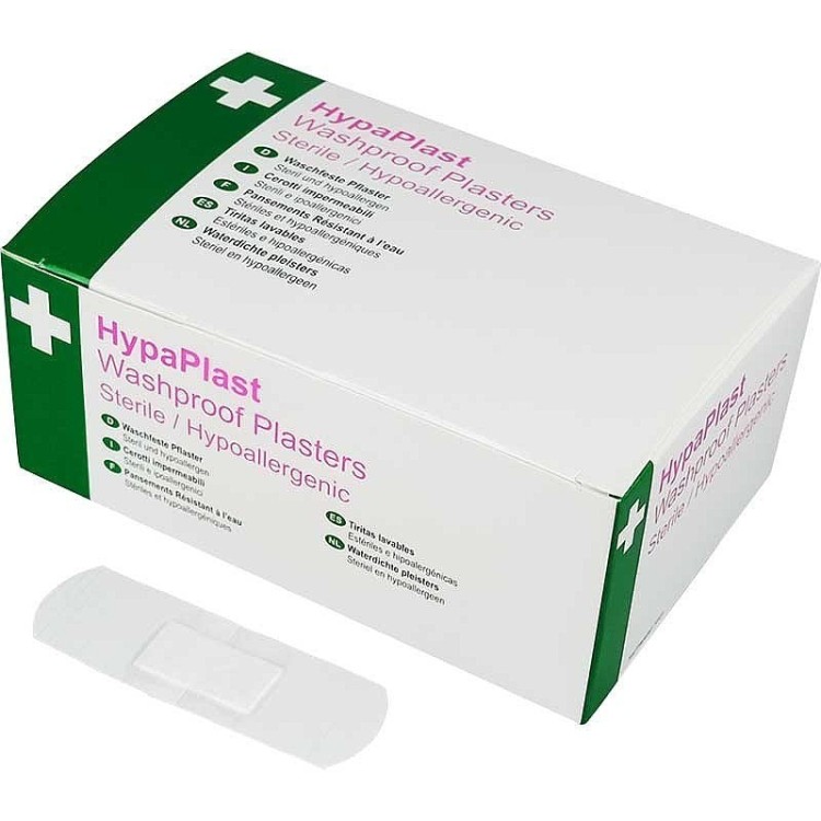 HypaPlast Clear Washproof Plasters - 7.5x2.5cm (Pack of 100) HypaPlast Clear Washproof Plasters - 7.5x2.5cm (Pack of 100)