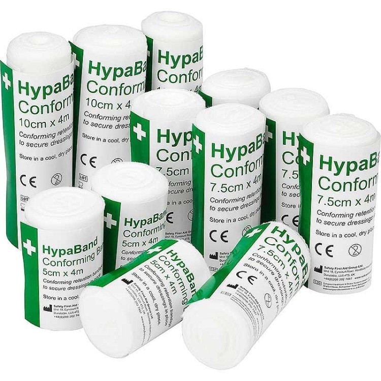 HypaBand Stretchy Conforming Bandages - Assorted Sizes (Pack of 12)