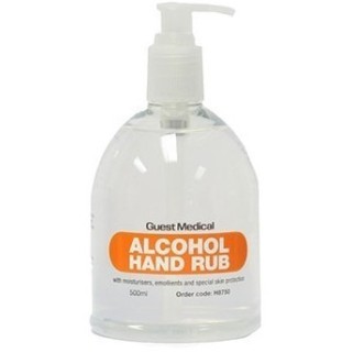 Alcohol Hand Rub 500ml ‘Bell Bottle’  (Case of 25 Bottles)