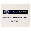 Disposable Polythene Gloves Supplied In A Handy Dispenser Box