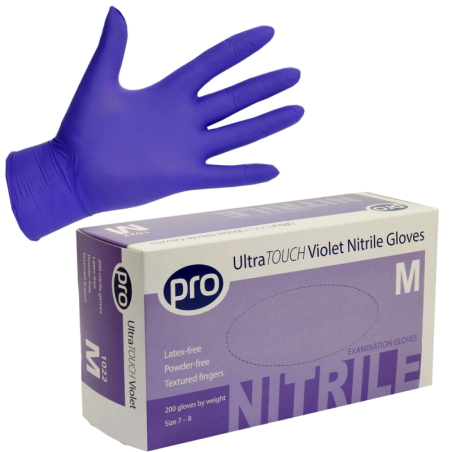Extra Small - Violet  Nitrile Powder-Free Gloves UltraTOUCH (Case of 2000)