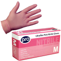 Pink Nitrile Powder-Free Gloves UltraFLEX (Case of 1000)