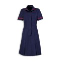 Zip Front Dress (Sailor Navy with Red Trim) - HP297