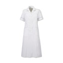 Trim Dress (White with Pale Grey Trim) - H211W