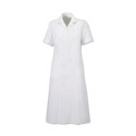 Trim Dress (White with White Trim) - H211W