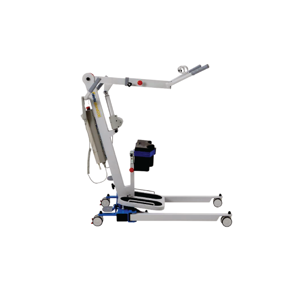 Patient handling hoist and sling equipment for safe resident transfers in a care home